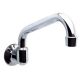 175mm Economy Wall Swivel Tap Outlet Chrome 