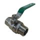 20mm Ball Valve Male x Female Lever Handle Gas Water Approved 3/4