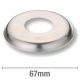 20mm X 10mm Rise Cover Plate Stainless Suit BSP  