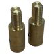 25mm Brass Spindle Top Extension Flat Sided 7TA116 (Pair)
