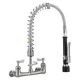3Monkeez Cafe Exposed Wall Mount Pre Rinse Tap & Spray Stainless T-3M53430-C 