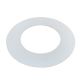 65mm Round Flat PVC Cover Plate White Suit DWV