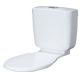 Caroma Aire White Dual Flush Connector Toilet Cistern & Seat WELS 4 Star 234040W