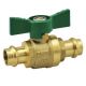 20mm Copper Press Water Ball Valve Butterfly Handle Watermark 3/4