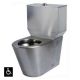 Disabled Toilet Suite Close Couple S Trap Stainless Steel WC-SSDCCS
