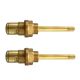 Easytap TZ3008CON 1/2 Turn Donson Wall Spindles Lever Contra Flat Side Gold