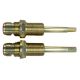 Easytap TZ3020 1/4 Turn Gold Dorf Wall Spindles Ceramic Disc Clockwise Close Flat Side (Pair)