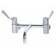 Gentec Cleanline 100mm Lever Wall Mount Exposed Set 165mm Fixed Spout 5 Star 5.5L/Min CL10012