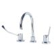 Gentec Cleanline 150mm Lever Hob Sink Set Curved Swivel Spout 4 Star 7.5L/Min CL15005
