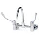 Gentec Cleanline 150mm Lever Wall Mount Exposed Set 165mm Curved Spout 4 Star 7.5L/Min CL15010