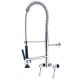 Gentec Pre Rinse Unit Wall Mount Tap With Pot Filler Hot Cold Lever Handles JETF3000W 