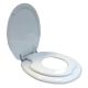 Haron TS-8400FS Magnetic Child Training Toilet Seat With Chrome Bottom Fix Hinges  