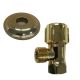 Mini Cistern Stop Gold & Cover Plate 15mm  