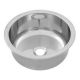 Round Inset Pressed Bowl 385mm X 170mm Stainless Steel RBF385  