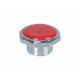Standard Button Red Chrome