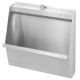 2400mm Standard Wall Hung Stainless Urinal 2 x Top Entry Inlets / Centre Outlet M-SWHUR-2400C