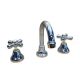 Traditions Basin Set Chrome Gold Ceramic Disc Swivel Outlet STC102 