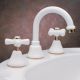 Traditions Basin Set White Gold JV Washer Swivel Outlet ST0026 