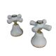 Traditions Basin Top Assembly Ivory Gold JV Washer ST1004 (Pair)