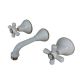 Traditions Bath Set Ivory Gold JV Washer 150mm Fixed Outlet ST0128