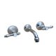 Traditions Lever Bath Set Chrome Ceramic Disc 150mm Fixed Outlet TL1384