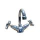 Traditions Twinner Basin Tap Chrome Gold Ceramic Disc Swivel Outlet STC128