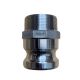 20mm Type F Camlock Male Adaptor to Male BSP Coupling Alloy