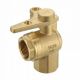 Water Meter Ball Valve Right Angle Lockable 20mm Female 3/4
