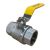 32mm Gas Lever Handle Ball Valve Female AGA Approved 1-1/4