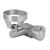 Push Button Bubbler Metal Mouthguard 45 Degree Stainless Steel T3MSSBUB45P 