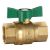 15mm Female Butterfly Handle Ball Valve Brass Gas Water Approved 1/2