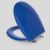 Caroma Caravelle Care Toilet Seat Sorrento Blue Double Flap 254008SB 