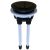 Cob & Pen Toilet Cistern Button 57mm Matte Black Round Dual Flush
