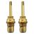 Easytap TZ3007CON 1/2 Turn Donson Basin Spindles Lever Contra Short Seat Flat Side Gold