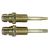 Easytap TZ3020CON 1/4 Turn Gold Dorf Wall Spindles Ceramic Disc Lever Contra Flat Side (Pair)