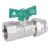 15mm Female X Flare Ball Valve Butterfly Handle Gas Water Approved 1/2