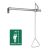 Gentec Ecosafe Horizontal Or Vertical Mounted Drench Shower Stainless Steel ECO2000EXP