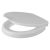 Haron TS-2000 Highlock Raised Toilet Seat Double Flap With Slow Close Stainless Hinges 