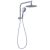 Nero Dolce Chrome Twin 2 In 1 Shower With 250mm Head NR250805BCH