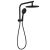 Nero Dolce Matte Black Twin 2 In 1 Shower With 250mm Head NR250805BMB