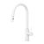 Nero Mecca Matte White Pull Out Sink Mixer With Vegie Spray NR221908MW