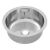Round Inset Pressed Bowl 385mm X 170mm Stainless Steel RBF385  