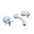 Traditions Bath Set White Gold Ceramic Disc 150mm Fixed Outlet STC200