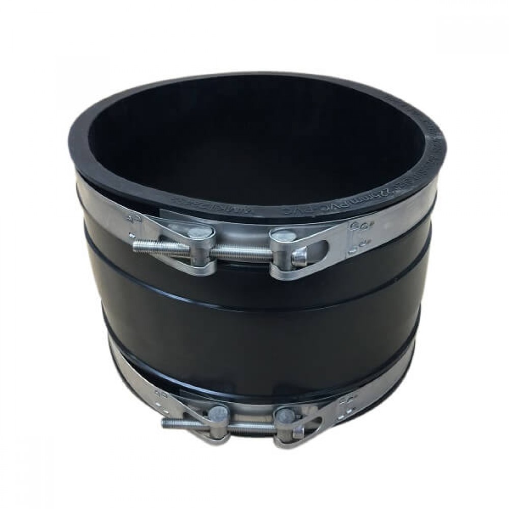 300mm Rubber Plumb Quick Connector Suit Pvc Copper Galv CI