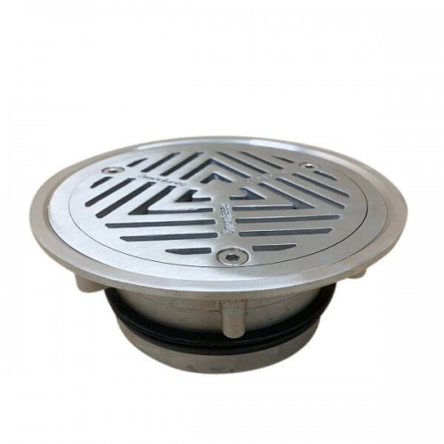 Buy Stainless Steel 316 Vinyl Floor Wastes 100mm Suit Pvc
