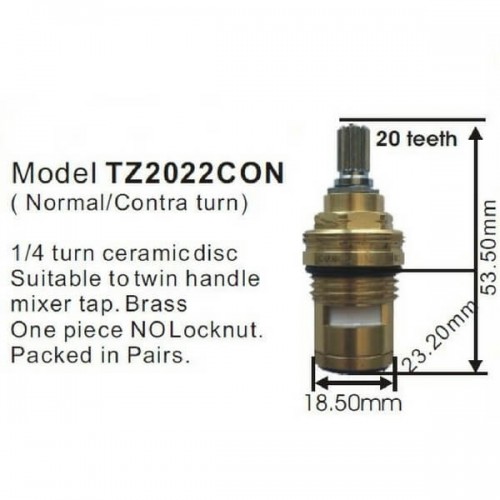 Easytap Tz2022con Twin Lever Cartridges At Plumbingsales