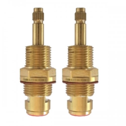 Easytap Tz2046 1 4 Turn Dorf Liano Tap Spindles Clockwise Close 20 Teeth Brass Pair