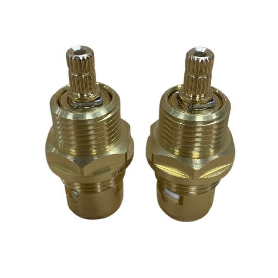 Easytap TZ20562 1/4 Turn Tap Spindles 60mm Clockwise Close 20 Teeth (Pair)
