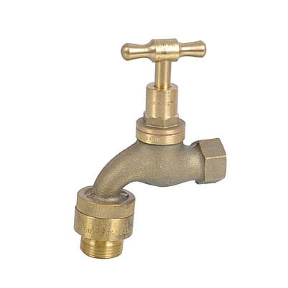 15mm 1/2" Vacuum Breaker Female Hose Bib Tee Head Brass