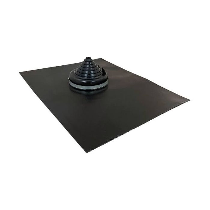 12mm - 125mm Black Leadax Versatile Pipe Flashing VLDXB12-125